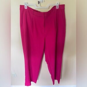 Old Navy, Wide-Leg Trouser Suit Pants, Color: Berry fine Size: XXL Tall